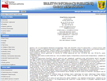 Tablet Screenshot of lesznowola.eobip.pl