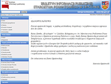 Tablet Screenshot of opatow.eobip.pl