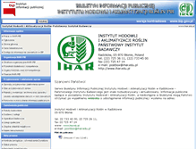 Tablet Screenshot of ihar.eobip.pl